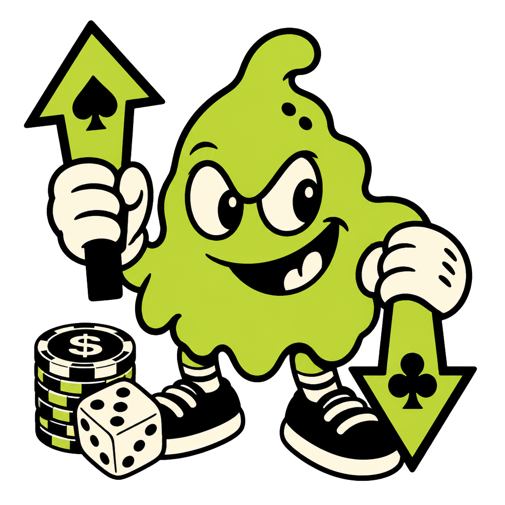 PONS gambling blob mascot